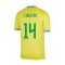 2022-2023 Brazil Home Vapor Shirt (E Militao 14)
