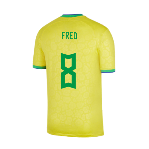 2022-2023 Brazil Home Vapor Shirt (Fred 8)