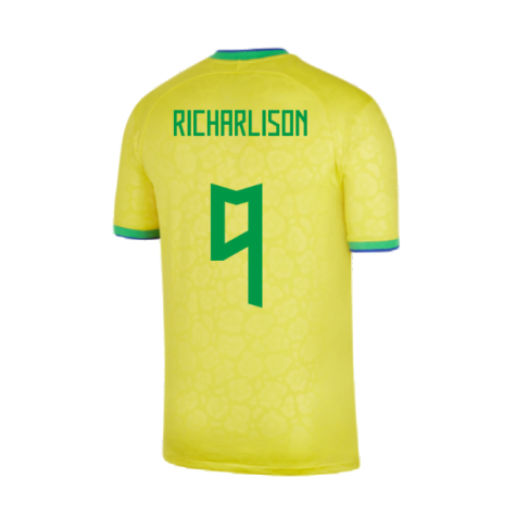 2022-2023 Brazil Home Vapor Shirt (Richarlison 9)