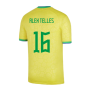 2022-2023 Brazil Little Boys Home Shirt (Alex Telles 16)