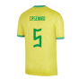 2022-2023 Brazil Little Boys Home Shirt (Casemiro 5)