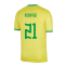 2022-2023 Brazil Little Boys Home Shirt (Rodrygo 21)