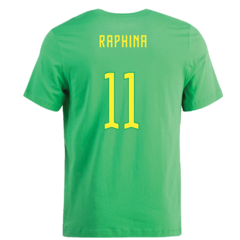 2022-2023 Brazil Swoosh Tee (Green) (Raphina 11)