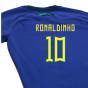 2022-2023 Brazil Travel Short Sleeve Top (Ronaldinho 10)
