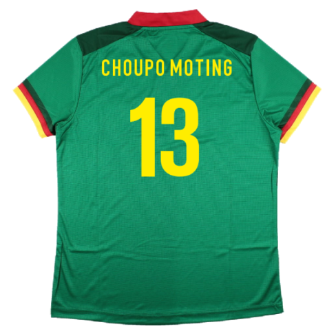 2022-2023 Cameroon Home Pro Shirt (Womens) (CHOUPO MOTING 13)