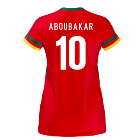 2022-2023 Cameroon Third Red Pro Shirt (Ladies) (ABOUBAKAR 10)