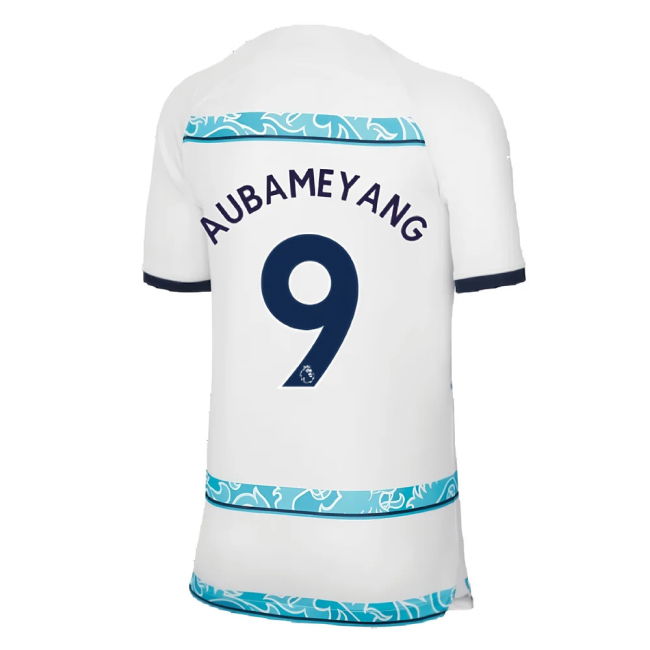 2022-2023 Chelsea Away Shirt (Kids) (AUBAMEYANG 9)