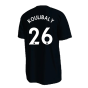 2022-2023 Chelsea Crest Tee (Black) (KOULIBALY 26)