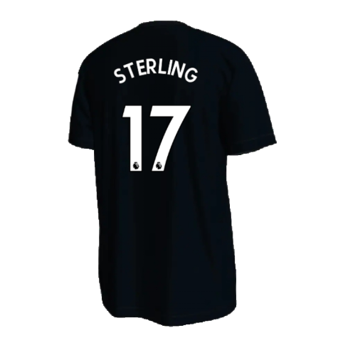 2022-2023 Chelsea Crest Tee (Black) (STERLING 17)