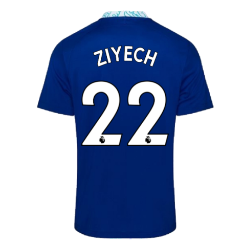 2022-2023 Chelsea Home Shirt (ZIYECH 22)