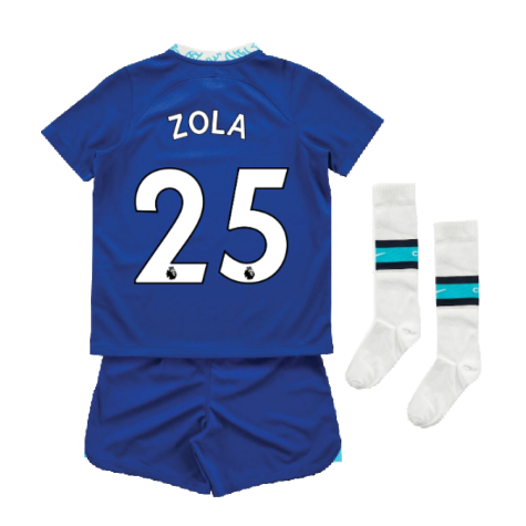 2022-2023 Chelsea Little Boys Home Mini Kit (ZOLA 25)