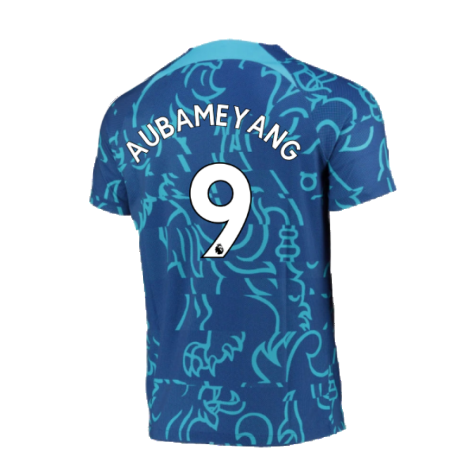2022-2023 Chelsea Pre-Match Training Shirt (Blue) (AUBAMEYANG 9)