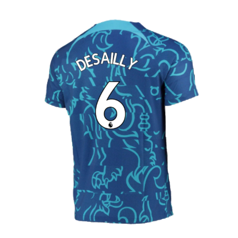 2022-2023 Chelsea Pre-Match Training Shirt (Blue) (DESAILLY 6)