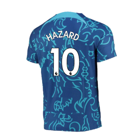 2022-2023 Chelsea Pre-Match Training Shirt (Blue) (HAZARD 10)