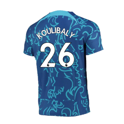 2022-2023 Chelsea Pre-Match Training Shirt (Blue) (KOULIBALY 26)