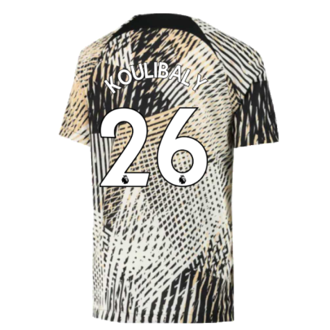 2022-2023 Chelsea Pre-Match Training Shirt (Sail) - Kids (KOULIBALY 26)
