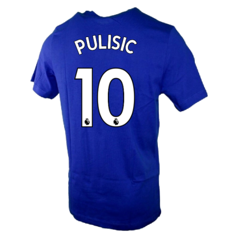 2022-2023 Chelsea Swoosh Tee (Blue) (PULISIC 10)
