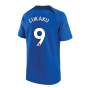2022-2023 Chelsea Training Shirt (Blue) - Kids (LUKAKU 9)
