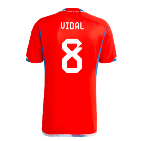 2022-2023 Chile Home Shirt (VIDAL 8)