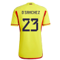 2022-2023 Colombia Home Shirt (D.SANCHEZ 23)