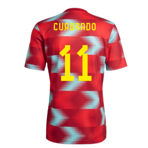 2022-2023 Colombia Pre-Match Shirt (Red) (CUADRADO 11)