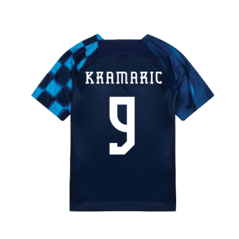 2022-2023 Croatia Away Mini Kit (Kramaric 9)