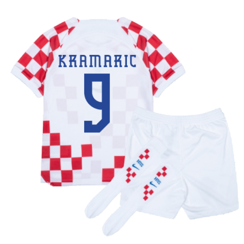 2022-2023 Croatia Home Mini Kit (Kramaric 9)