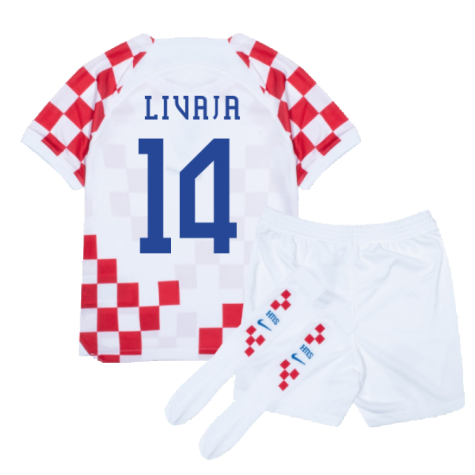 2022-2023 Croatia Home Mini Kit (Livaja 14)