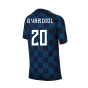 2022-2023 Croatia Pre-Match Training Shirt (Kids) (Gvardiol 20)