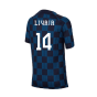 2022-2023 Croatia Pre-Match Training Shirt (Kids) (Livaja 14)
