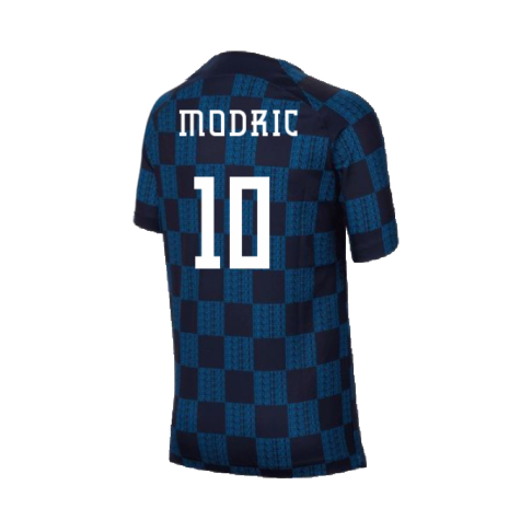 2022-2023 Croatia Pre-Match Training Shirt (Kids) (Modric 10)