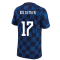 2022-2023 Croatia Pre-Match Training Shirt (Navy) (Budimir 17)