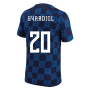 2022-2023 Croatia Pre-Match Training Shirt (Navy) (Gvardiol 20)