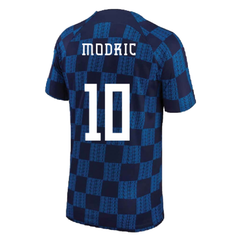 2022-2023 Croatia Pre-Match Training Shirt (Navy) (Modric 10)