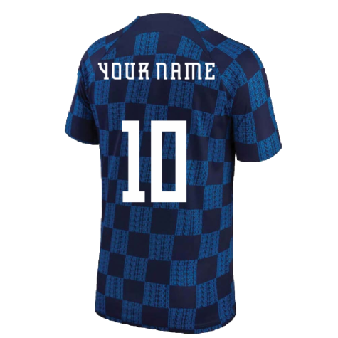 2022-2023 Croatia Pre-Match Training Shirt (Navy) (Your Name)