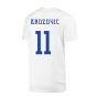 2022-2023 Croatia Swoosh T-Shirt - White (Kids) (Brozovic 11)