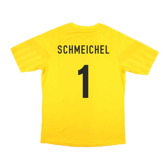 2022-2023 Denmark Away Goalkeeper Jersey (Yellow) (Schmeichel 1)