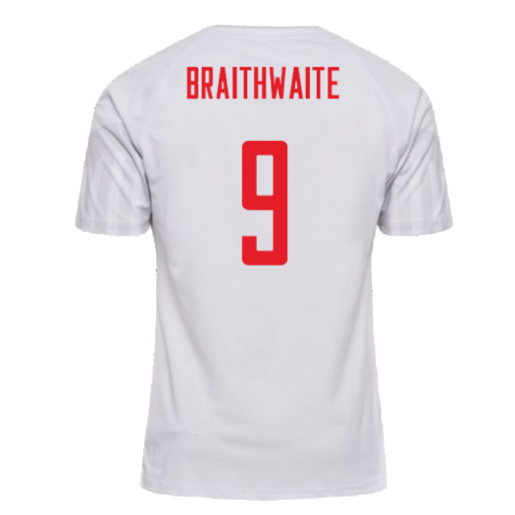 2022-2023 Denmark Away Shirt (Braithwaite 9)
