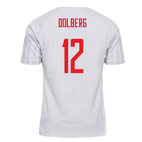 2022-2023 Denmark Away Shirt (Dolberg 12)