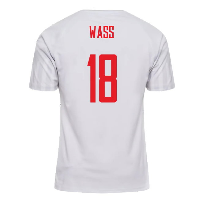 2022-2023 Denmark Away Shirt (Wass 18)