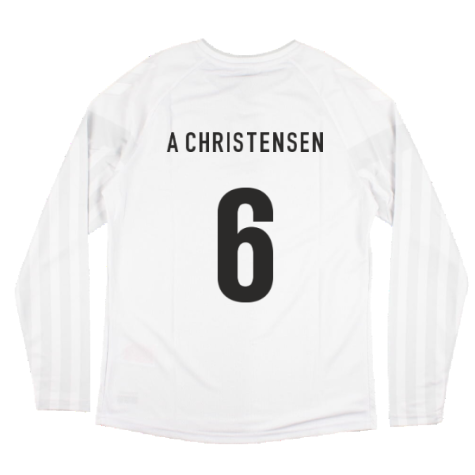 2022-2023 Denmark Long Sleeve Away Shirt (A Christensen 6)