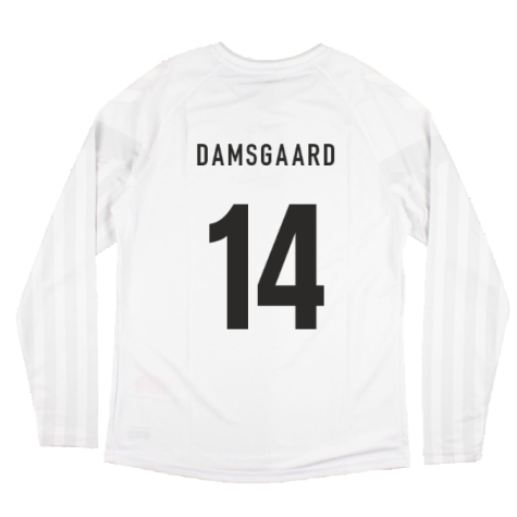 2022-2023 Denmark Long Sleeve Away Shirt (Damsgaard 14)