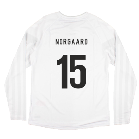 2022-2023 Denmark Long Sleeve Away Shirt (Norgaard 15)