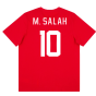 2022-2023 Egypt FtblCore Tee (Red) (M. SALAH 10)