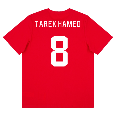 2022-2023 Egypt FtblCore Tee (Red) (TAREK HAMED 8)
