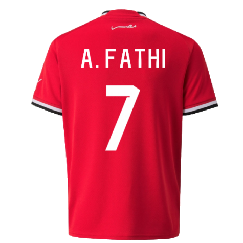2022-2023 Egypt Home Shirt (Kids) (A. FATHI 7)