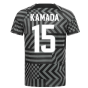 2022-2023 Eintracht Frankfurt Pre-Match Shirt (Black) (KAMADA 15)