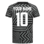 2022-2023 Eintracht Frankfurt Pre-Match Shirt (Black) (Your Name)