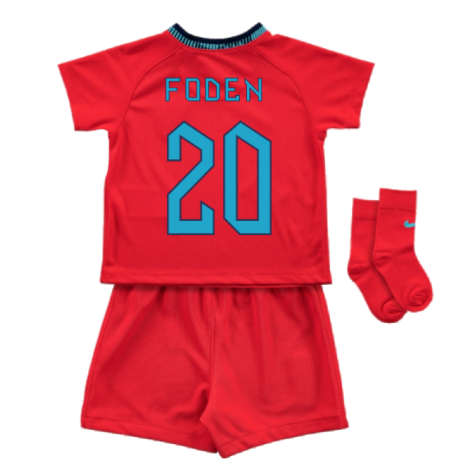 2022-2023 England Away Baby Kit (Infants) (Foden 20)