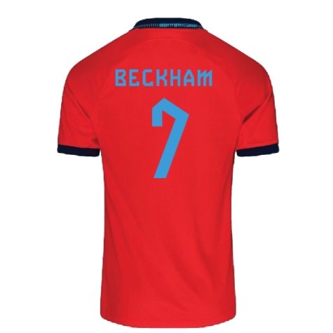 2022-2023 England Away Shirt (Kids) (Beckham 7)